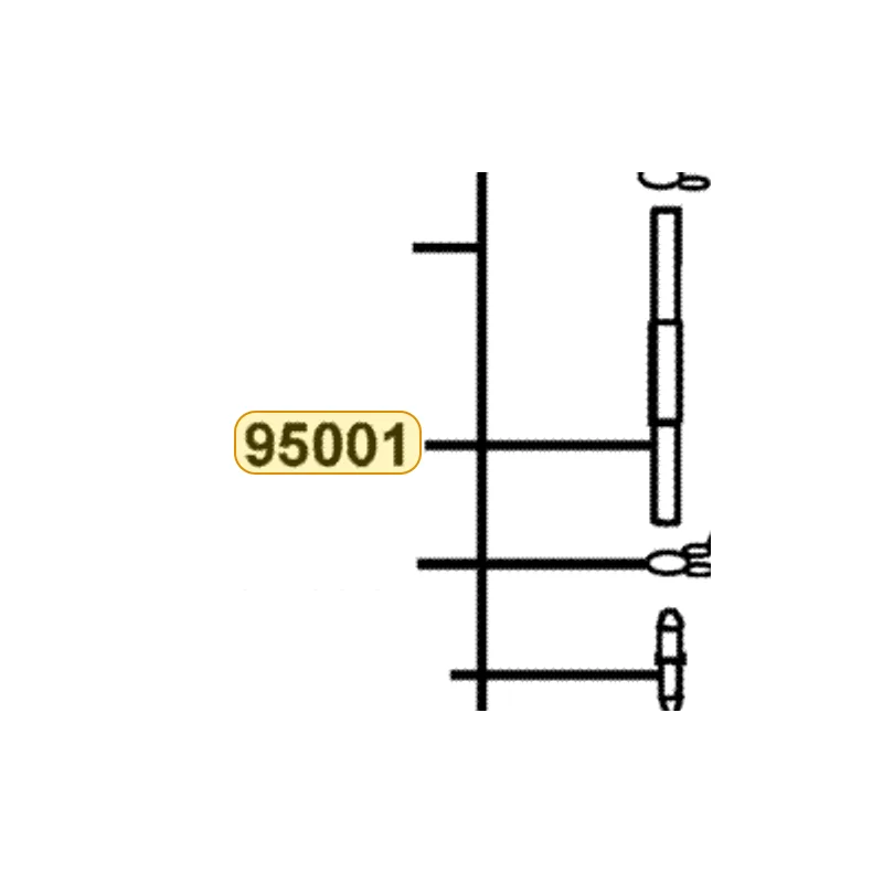 95001-451050-60 TUBE FUEL 4.5*1050 — diagram cutout