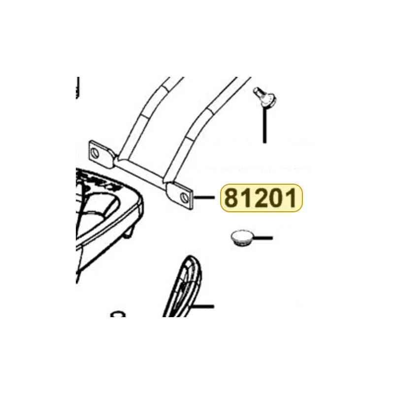 81201-KKC4-800 POWER BAR RR CARRIER — diagram cutout