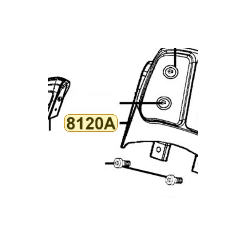 8120A-KKC4-900-NJA CARRIER RR (Silver) — diagram cutout