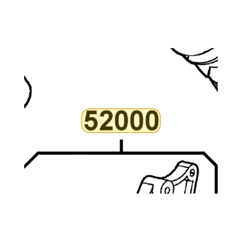 52000-KKC4-900-NJA FORK ASSY REAR (Silver) — diagram cutout