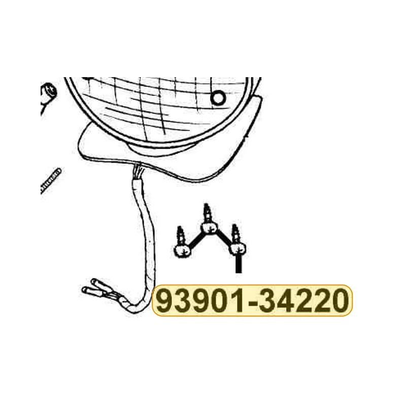 93901-34220 SCREW TAPPING 4*10 — diagram cutout