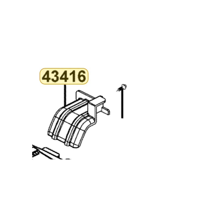 43416-KKC4-900 GUARD RR CALIPER — diagram cutout