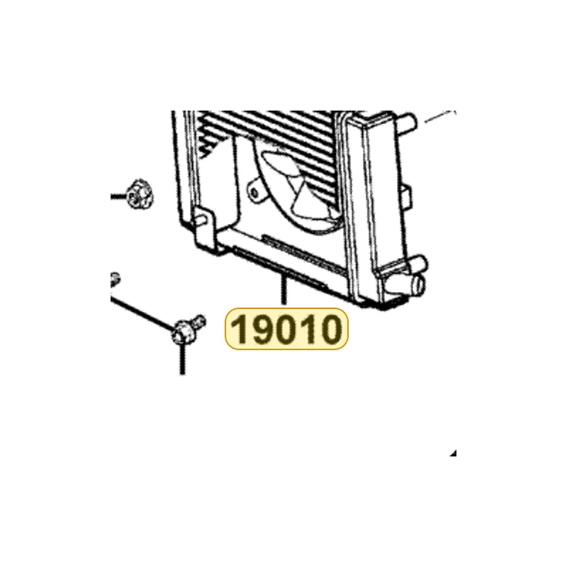 19010-KKC4-900 RADIATOR COMP — diagram cutout