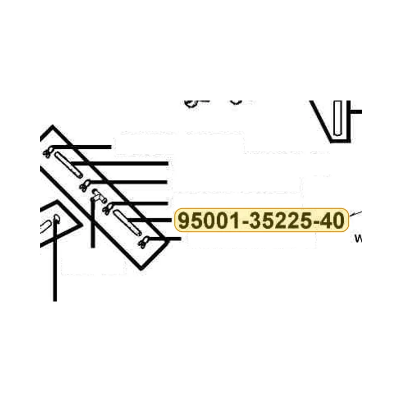 95001-35225-40 TUBE FUEL 3.5*225 — diagram cutout