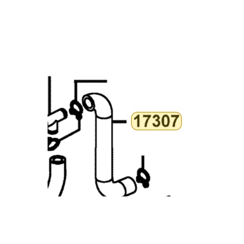 17307-KKC4-M30 TUBE ASSY TJOINT - AIR/C — diagram cutout