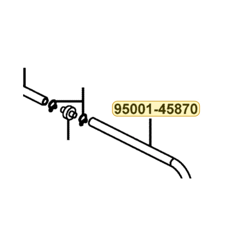 95001-45870-40 TUBE FUEL 4.5*870 — diagram cutout
