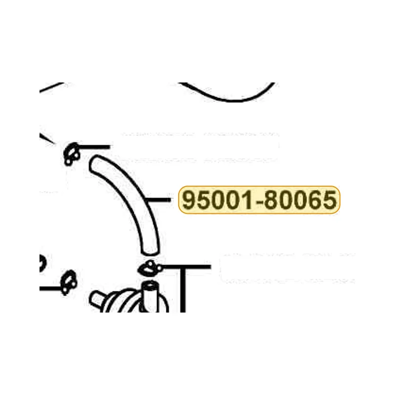 95001-80065-40 TUBE FUEL 8*65 — diagram cutout