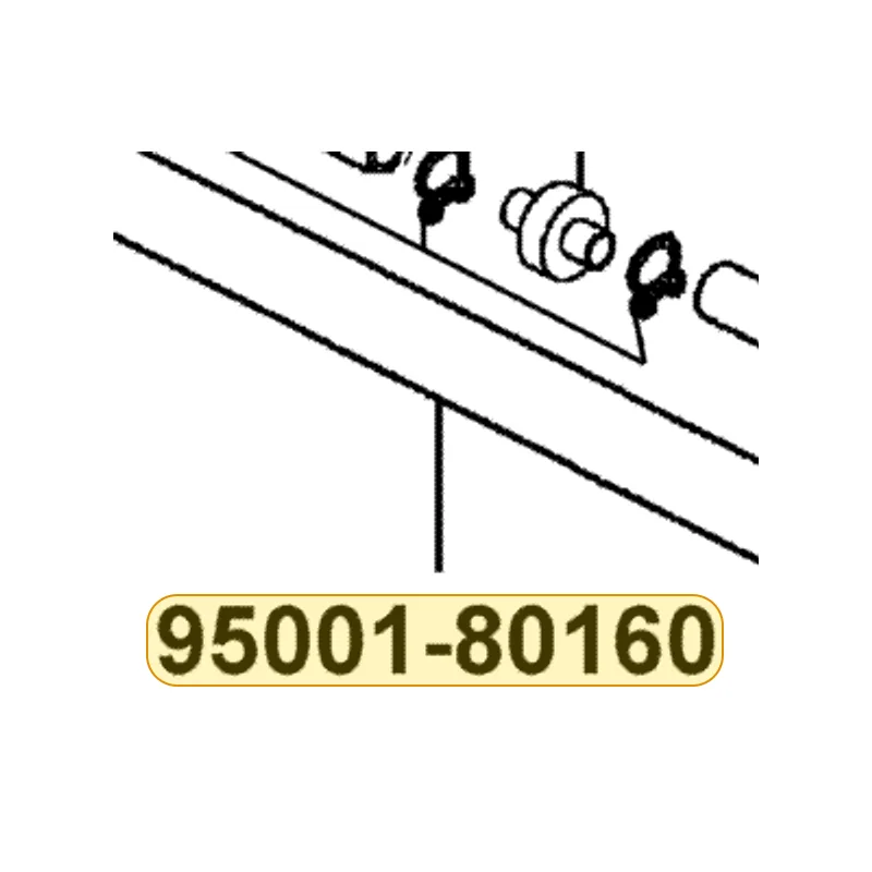 95001-80160-40 TUBE FUEL 8*160 — diagram cutout