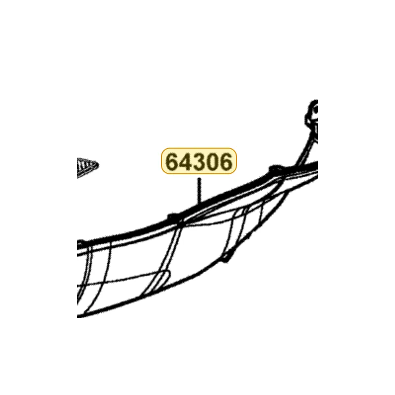64306-KKC4-900-W3P SKIRT L SIDE — diagram cutout