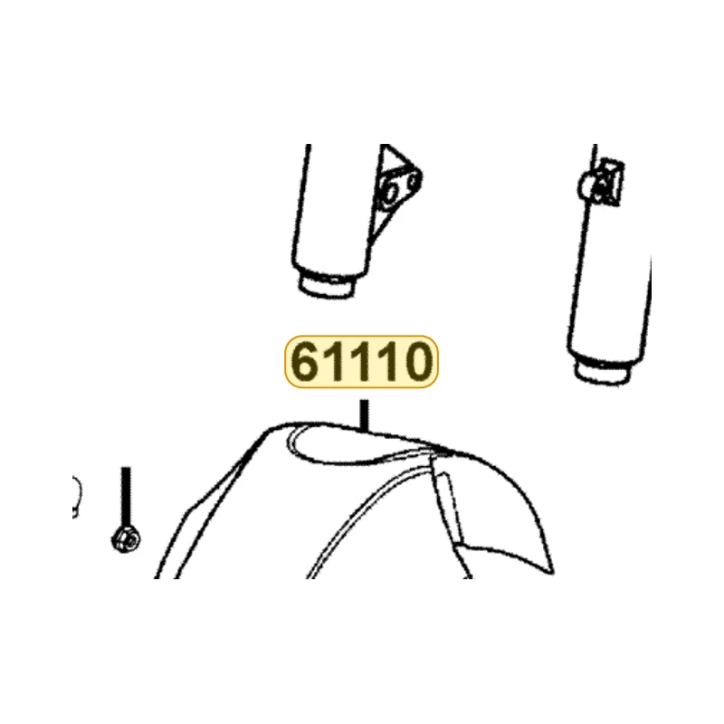 61110-KKC4-M30-W3P FENDER FR — diagram cutout