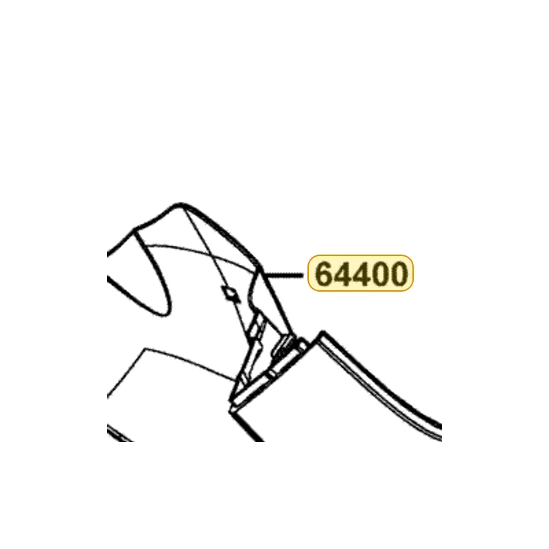 64400-KKC4-900-BHP COWL UNDER — diagram cutout