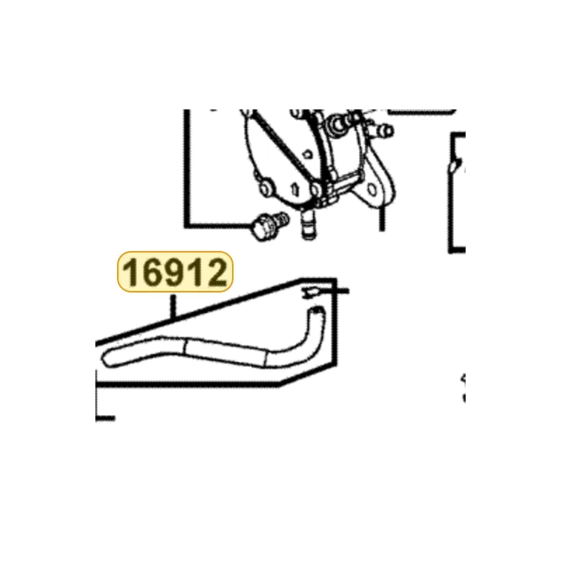 16912-KKC4-MY0 TUBE ASSY STRAINER - FUEL PUMP — diagram cutout