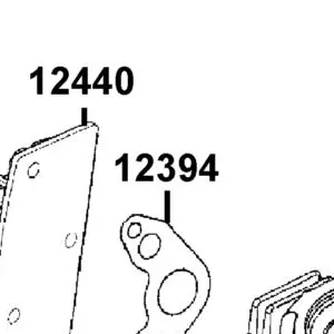12394-LBA8-E90 GASKET CYLN HEAD COVER R — diagram cutout