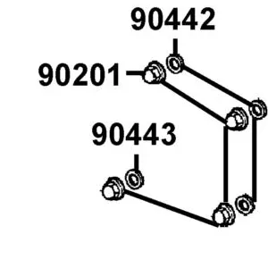 90443-GFF6-C00 CARBURETOR ASSY — diagram cutout