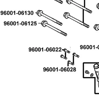 96001-06022-07 BOLT FLANGE SH 6*22 (K) — diagram cutout