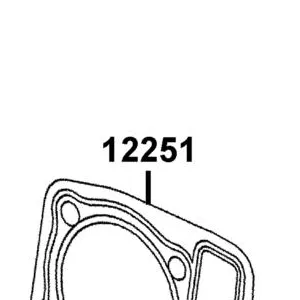 12251-LCA7-E90 GASKET CYLINDER HEAD — diagram cutout