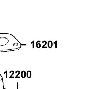 16201-LKL5-E30 GASKET CARB INSULATOR @A — diagram cutout