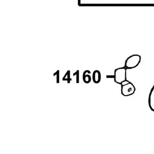 14160-LBA8-C10 CAGING PLATE COMP — diagram cutout