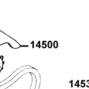 14500-LBA8-C10 ARM COMP CAM CHAIN TENSIONER — diagram cutout