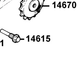 14615-LCA7-C10 PIN GUIDE ROLLER — diagram cutout