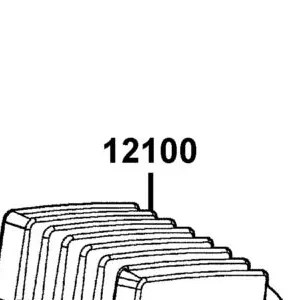 12100-LCA7-C10 CYLINDER COMP — diagram cutout