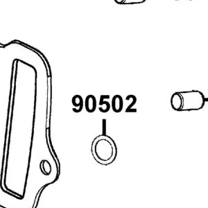 90502-LBA8-C10 RECTANGULAR RING — diagram cutout