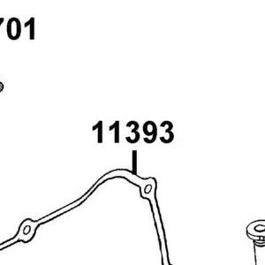 11393-LCA7-E90 GASKET R. CRANK CASE COVER — diagram cutout