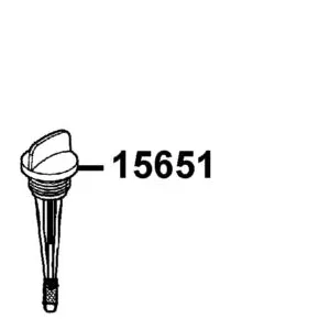 15651-LBA8-C10 GAUGE OIL LEVEL — diagram cutout