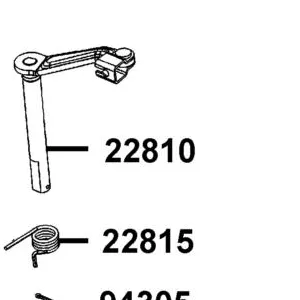 22810-ACA5-BJ0 "LEVER COMP.,CLUTCH" — diagram cutout