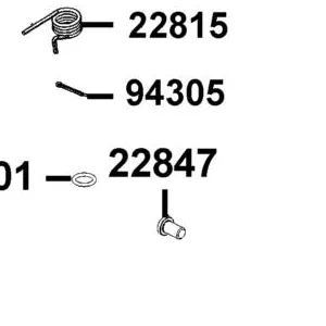 22847-ACA5-BJ0 "ROD, CLUTCH LIFTER" — diagram cutout