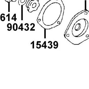 15439-LBA8-E90 GASKET ROTOR OIL FILTER — diagram cutout