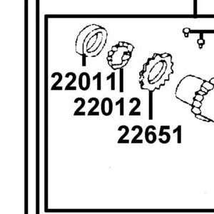 22012-LCA7-C10 SPRING SIDE GEAR(17T) — diagram cutout