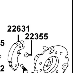 22355-LCA7-C10 PIN DAMPER RUBBER — diagram cutout