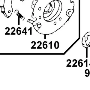 22610-LCA7-C10 PRIMARY DRIVE PLATE COMP — diagram cutout