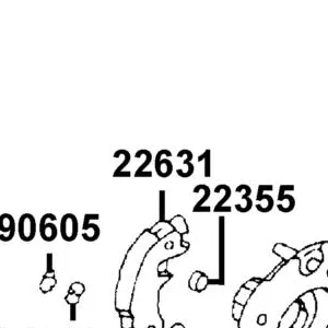 22631-LCA7-C10 PRIMARY CLUTCH WEIGHT — diagram cutout