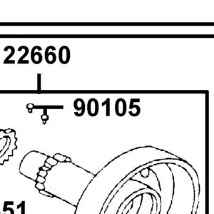 90105-LCA7-C10 PIN — diagram cutout