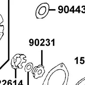 90231-GKT9-C00 NUT LOCK — diagram cutout