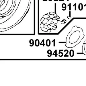 90401-LCA7-C10 WASHER 17.4MM — diagram cutout