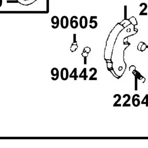 90442-LCA7-C10 THRUST WASHER 9MM — diagram cutout