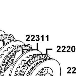22311-LCA7-C10 PLATE CLUTCH — diagram cutout