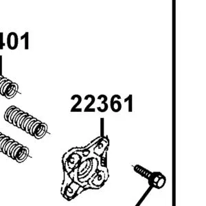22361-LCA7-C10 PLATE CLUTCH LIFTER — diagram cutout