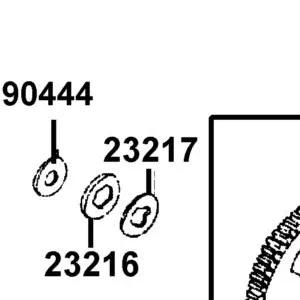 23217-LCA7-C10 WASHER FIXED — diagram cutout