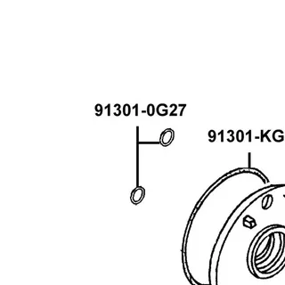 91301-0G27-C00 O-RING 6.8*1.9 — diagram cutout