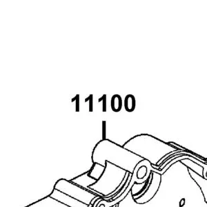 11100-LCA7-C10-NEA CRANK CASE COMP RIGHT — diagram cutout