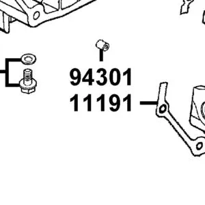 11191-LCA7-E90 GASKET R. CRANK CASE — diagram cutout