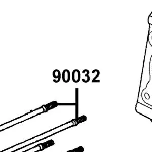 90032-LCA7-C10 BOLT B STUD M7*215*M7 ???K??? — diagram cutout