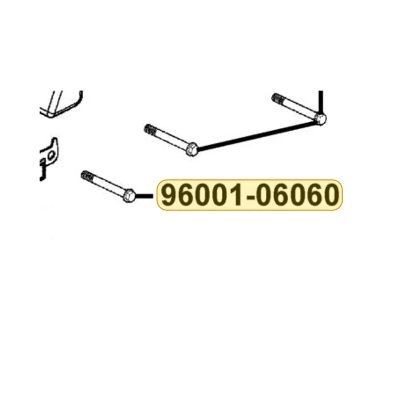 96001-06060-07 BOLT FLANGE SH 6*60 (K) — diagram cutout
