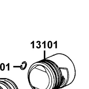 13101-LCA7-C10 PISTON — diagram cutout