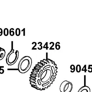 23426-LBA8-C10 GEAR COUNTER SHAFT LOW — diagram cutout