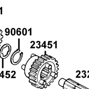 23451-LBA8-C10 GEAR C-2 — diagram cutout